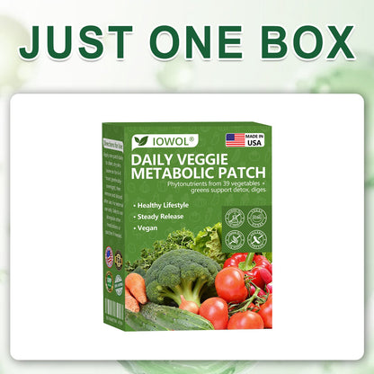 𝐎𝐟𝐟𝐢𝐜𝐢𝐚𝐥 𝐒𝐭𝐨𝐫𝐞 | 𝐈𝐎𝐖𝐎𝐋® 𝐃𝐚𝐢𝐥𝐲 𝐕𝐞𝐠𝐞𝐭𝐚𝐛𝐥𝐞 𝐌𝐞𝐭𝐚𝐛𝐨𝐥𝐢𝐜 𝐏𝐚𝐭𝐜𝐡 𝐮𝐬𝐞𝐬 𝐨𝐫𝐠𝐚𝐧𝐢𝐜 𝐯𝐞𝐠𝐞𝐭𝐚𝐛𝐥𝐞 𝐞𝐱𝐭𝐫𝐚𝐜𝐭𝐬 𝐚𝐧𝐝 𝐩𝐡𝐲𝐭𝐨𝐧𝐮𝐭𝐫𝐢𝐞𝐧𝐭𝐬 𝐟𝐫𝐨𝐦 𝟑𝟗 𝐯𝐞𝐠𝐞𝐭𝐚𝐛𝐥𝐞𝐬 + 𝐠𝐫𝐞𝐞𝐧𝐬 𝐭𝐨 𝐬𝐮𝐩𝐩𝐨𝐫𝐭 𝐝𝐞𝐭𝐨𝐱, 𝐝𝐢𝐠𝐞𝐬𝐭𝐢𝐨𝐧 & 𝐦𝐞𝐭𝐚𝐛𝐨𝐥𝐢𝐜 𝐫𝐞𝐬𝐞𝐭, 𝐚𝐧𝐝 𝐛𝐨𝐨𝐬𝐭 𝐞𝐧𝐞𝐫𝐠𝐲 𝐟𝐨𝐫 𝐚𝐥𝐥-𝐝𝐚𝐲 𝐰𝐞𝐥𝐥𝐧𝐞𝐬𝐬.