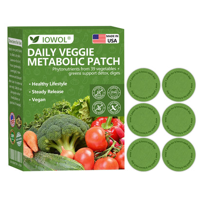 𝐎𝐟𝐟𝐢𝐜𝐢𝐚𝐥 𝐒𝐭𝐨𝐫𝐞 | 𝐈𝐎𝐖𝐎𝐋® 𝐃𝐚𝐢𝐥𝐲 𝐕𝐞𝐠𝐞𝐭𝐚𝐛𝐥𝐞 𝐌𝐞𝐭𝐚𝐛𝐨𝐥𝐢𝐜 𝐏𝐚𝐭𝐜𝐡 𝐮𝐬𝐞𝐬 𝐨𝐫𝐠𝐚𝐧𝐢𝐜 𝐯𝐞𝐠𝐞𝐭𝐚𝐛𝐥𝐞 𝐞𝐱𝐭𝐫𝐚𝐜𝐭𝐬 𝐚𝐧𝐝 𝐩𝐡𝐲𝐭𝐨𝐧𝐮𝐭𝐫𝐢𝐞𝐧𝐭𝐬 𝐟𝐫𝐨𝐦 𝟑𝟗 𝐯𝐞𝐠𝐞𝐭𝐚𝐛𝐥𝐞𝐬 + 𝐠𝐫𝐞𝐞𝐧𝐬 𝐭𝐨 𝐬𝐮𝐩𝐩𝐨𝐫𝐭 𝐝𝐞𝐭𝐨𝐱, 𝐝𝐢𝐠𝐞𝐬𝐭𝐢𝐨𝐧 & 𝐦𝐞𝐭𝐚𝐛𝐨𝐥𝐢𝐜 𝐫𝐞𝐬𝐞𝐭, 𝐚𝐧𝐝 𝐛𝐨𝐨𝐬𝐭 𝐞𝐧𝐞𝐫𝐠𝐲 𝐟𝐨𝐫 𝐚𝐥𝐥-𝐝𝐚𝐲 𝐰𝐞𝐥𝐥𝐧𝐞𝐬𝐬.