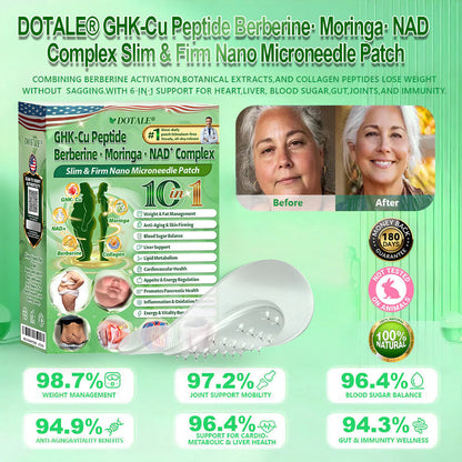 𝑫𝑶𝑻𝑨𝑳𝑬® 𝑺𝒍𝒊𝒎 & 𝑭𝒊𝒓𝒎 𝑵𝒂𝒏𝒐 𝑴𝒊𝒄𝒓𝒐𝒏𝒆𝒆𝒅𝒍𝒆 𝑷𝒂𝒕𝒄𝒉 𝒘𝒊𝒕𝒉 𝑮𝑯𝑲-𝑪𝒖 𝑷𝒆𝒑𝒕𝒊𝒅𝒆 · 𝑩𝒆𝒓𝒃𝒆𝒓𝒊𝒏𝒆 · 𝑴𝒐𝒓𝒊𝒏𝒈𝒂 · 𝑵𝑨𝑫⁺ 𝑪𝒐𝒎𝒑𝒍𝒆𝒙✅ 𝐅𝐨𝐫 𝐨𝐛𝐞𝐬𝐢𝐭𝐲, 𝗟𝗼𝗼𝘀𝗲 𝘀𝗸𝗶𝗻,𝐝𝐢𝐚𝐛𝐞𝐭𝐞𝐬, 𝐬𝐥𝐞𝐞𝐩 𝐚𝐩𝐧𝐞𝐚, 𝐣𝐨𝐢𝐧𝐭 𝐢𝐬𝐬𝐮𝐞𝐬, 𝐚𝐧𝐝 𝐦𝐨𝐫𝐞