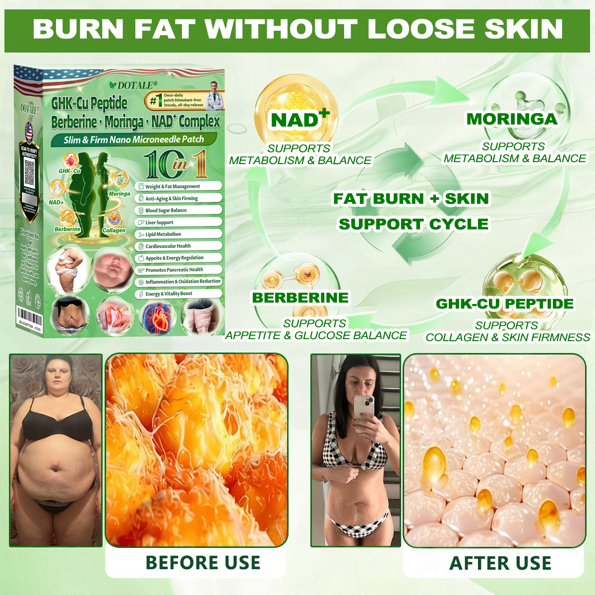 𝑫𝑶𝑻𝑨𝑳𝑬® 𝑺𝒍𝒊𝒎 & 𝑭𝒊𝒓𝒎 𝑵𝒂𝒏𝒐 𝑴𝒊𝒄𝒓𝒐𝒏𝒆𝒆𝒅𝒍𝒆 𝑷𝒂𝒕𝒄𝒉🎁 𝒘𝒊𝒕𝒉 𝑮𝑯𝑲-𝑪𝒖 𝑷𝒆𝒑𝒕𝒊𝒅𝒆 · 𝑩𝒆𝒓𝒃𝒆𝒓𝒊𝒏𝒆 · 𝑴𝒐𝒓𝒊𝒏𝒈𝒂 · 𝑵𝑨𝑫⁺ 𝑪𝒐𝒎𝒑𝒍𝒆𝒙 𝐅𝐨𝐫 𝐨𝐛𝐞𝐬𝐢𝐭𝐲, 𝗟𝗼𝗼𝘀𝗲 𝘀𝗸𝗶𝗻,𝐝𝐢𝐚𝐛𝐞𝐭𝐞𝐬, 𝐬𝐥𝐞𝐞𝐩 𝐚𝐩𝐧𝐞𝐚, 𝐣𝐨𝐢𝐧𝐭 𝐢𝐬𝐬𝐮𝐞𝐬, 𝐚𝐧𝐝 𝐦𝐨𝐫𝐞